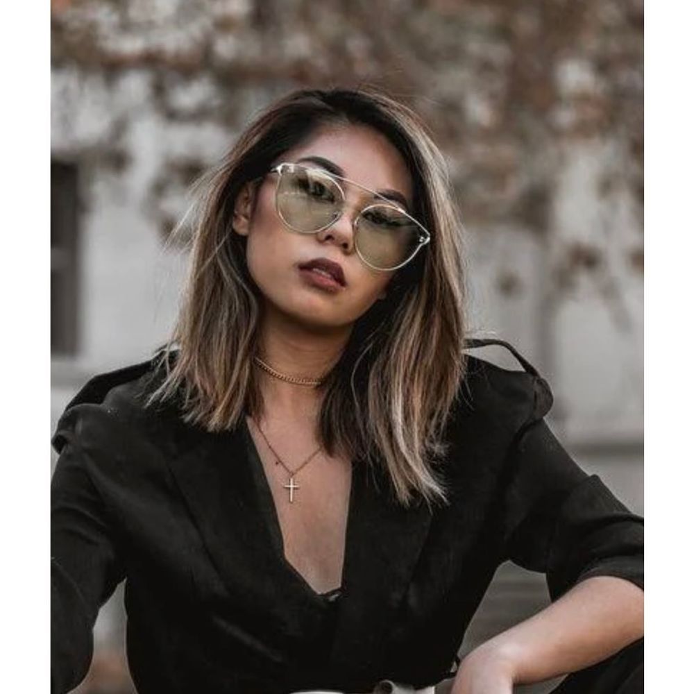 Sloane Vester sunglasses silver/green